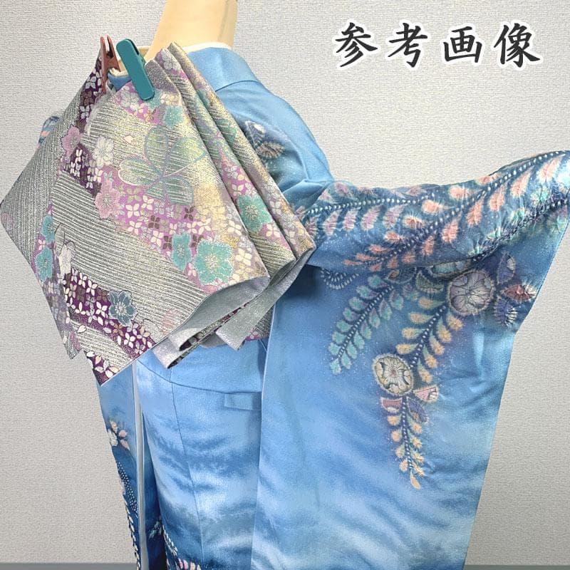 505z13,504y10,405u10,小物類,半衿〇振袖 辻が花絞り染〇