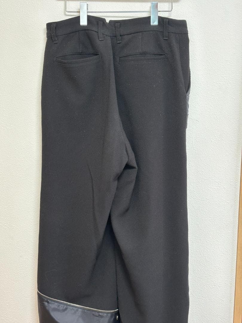 grancy リバースレイヤードデザインスラックス