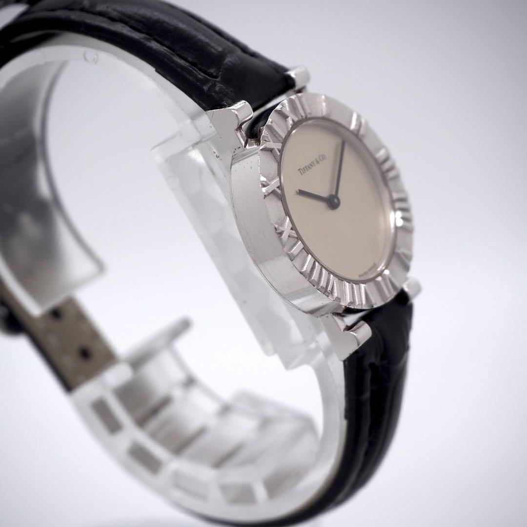 413 稼働【美品】TIFFANY&Co. 時計 アトラス SV925 シルバー