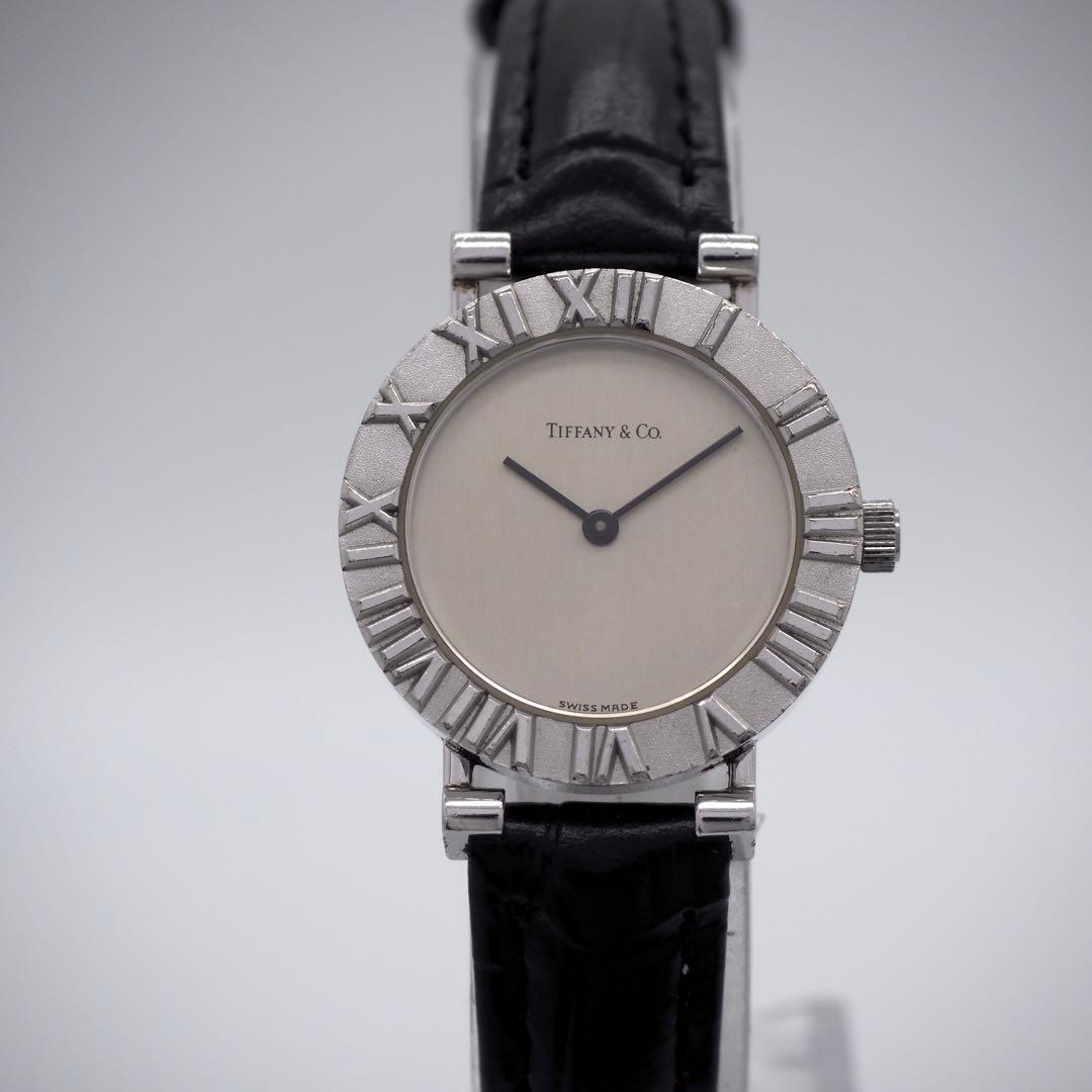413 稼働【美品】TIFFANY&Co. 時計 アトラス SV925 シルバー