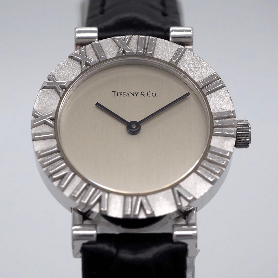 413 稼働【美品】TIFFANY&Co. 時計 アトラス SV925 シルバー