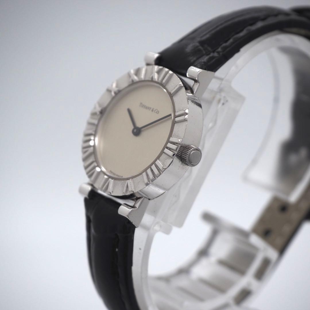 413 稼働【美品】TIFFANY&Co. 時計 アトラス SV925 シルバー
