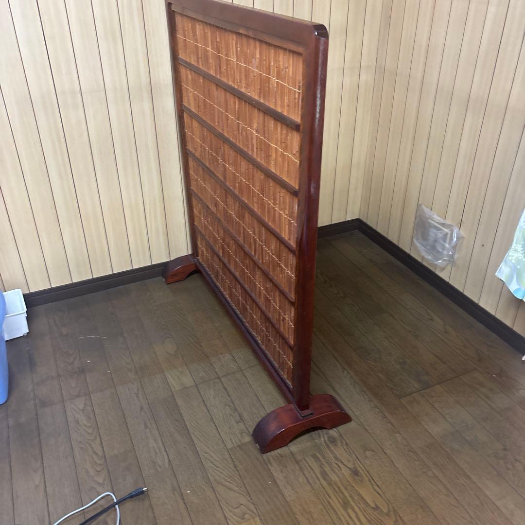 最終値下げ❗️伝統工芸品 間仕切り 家具 衝立 天然木 パーテーション よしず