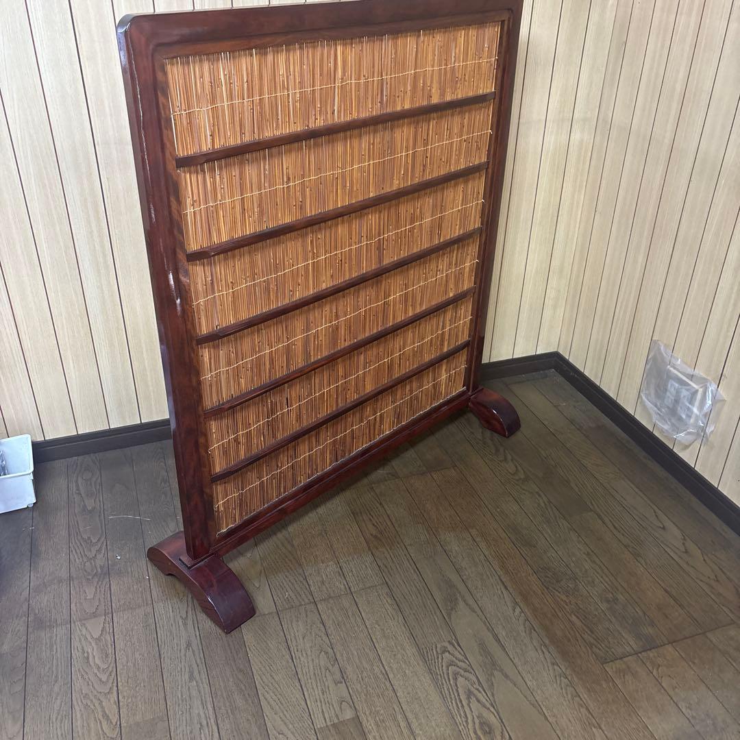 最終値下げ❗️伝統工芸品 間仕切り 家具 衝立 天然木 パーテーション よしず