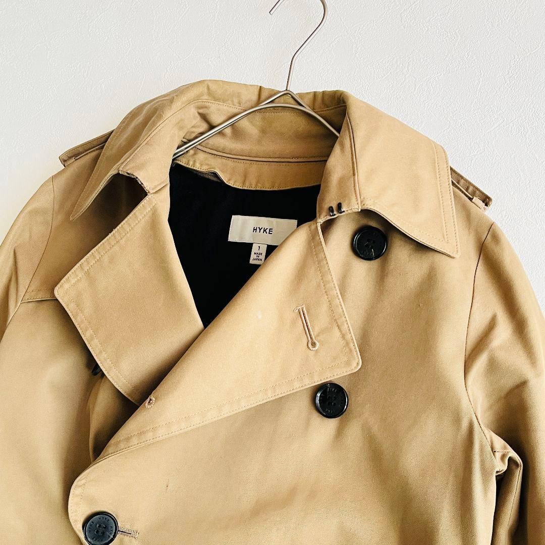 ✨美品✨HYKE トレンチコート ベージュ M ライナー付き レギュラーフィット