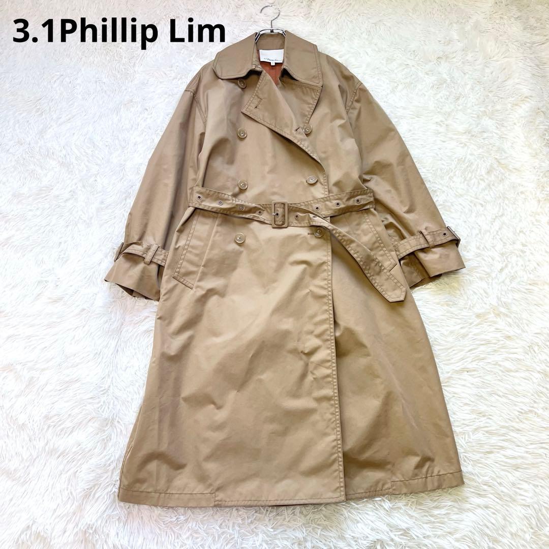 美品♡3.1スリーワンフィリップリム　トレンチコート　ロング　ベルテッドAライン