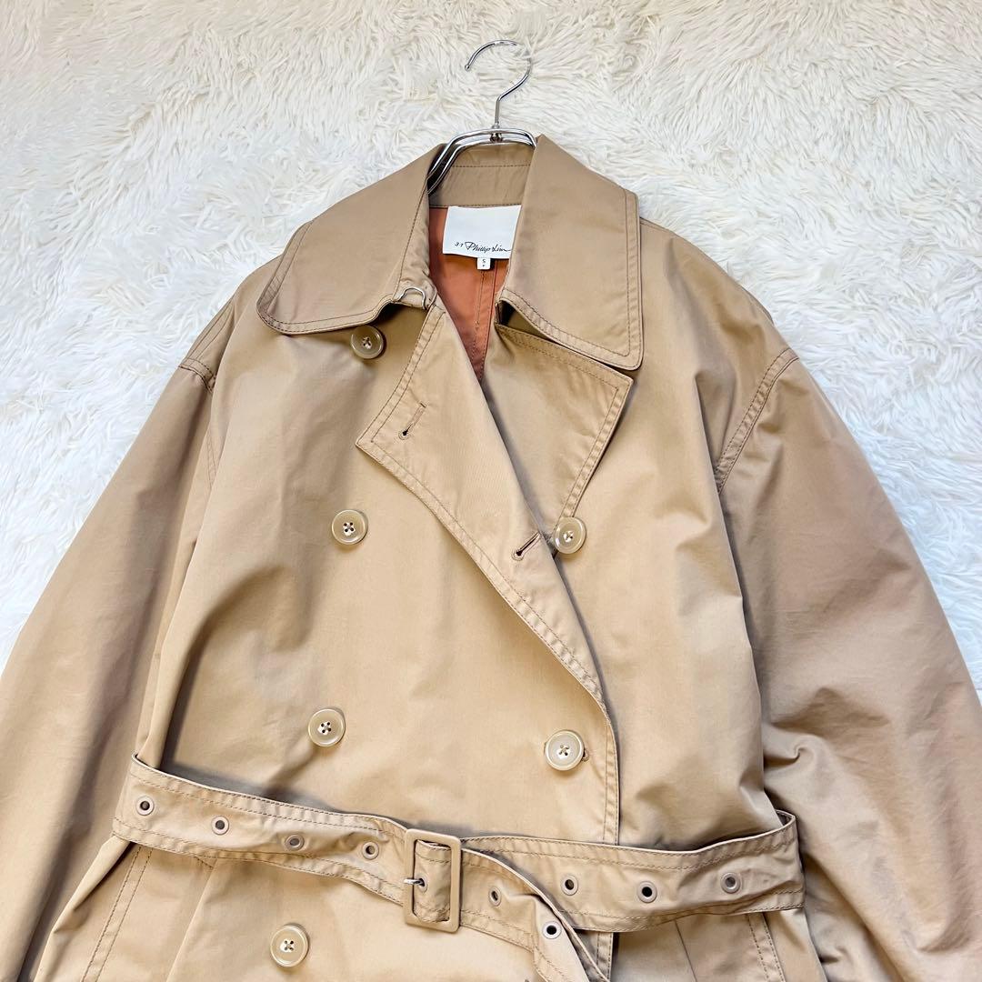 美品♡3.1スリーワンフィリップリム　トレンチコート　ロング　ベルテッドAライン