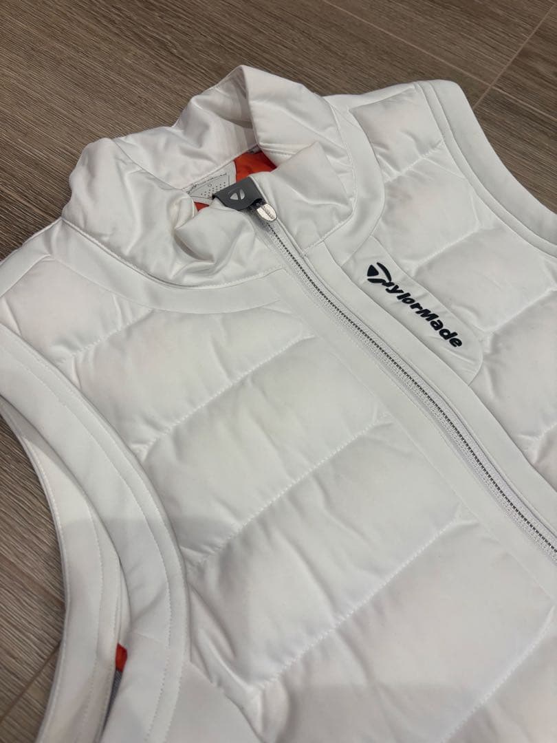 TaylorMade レディース ダウンベスト ホワイト