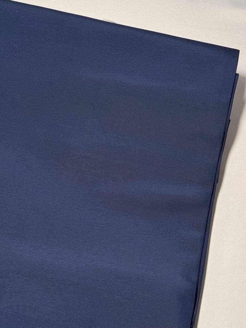 [白太郎] 名古屋帯　正絹　鳥　紺　青　洒落帯　カジュアル　小紋　紬