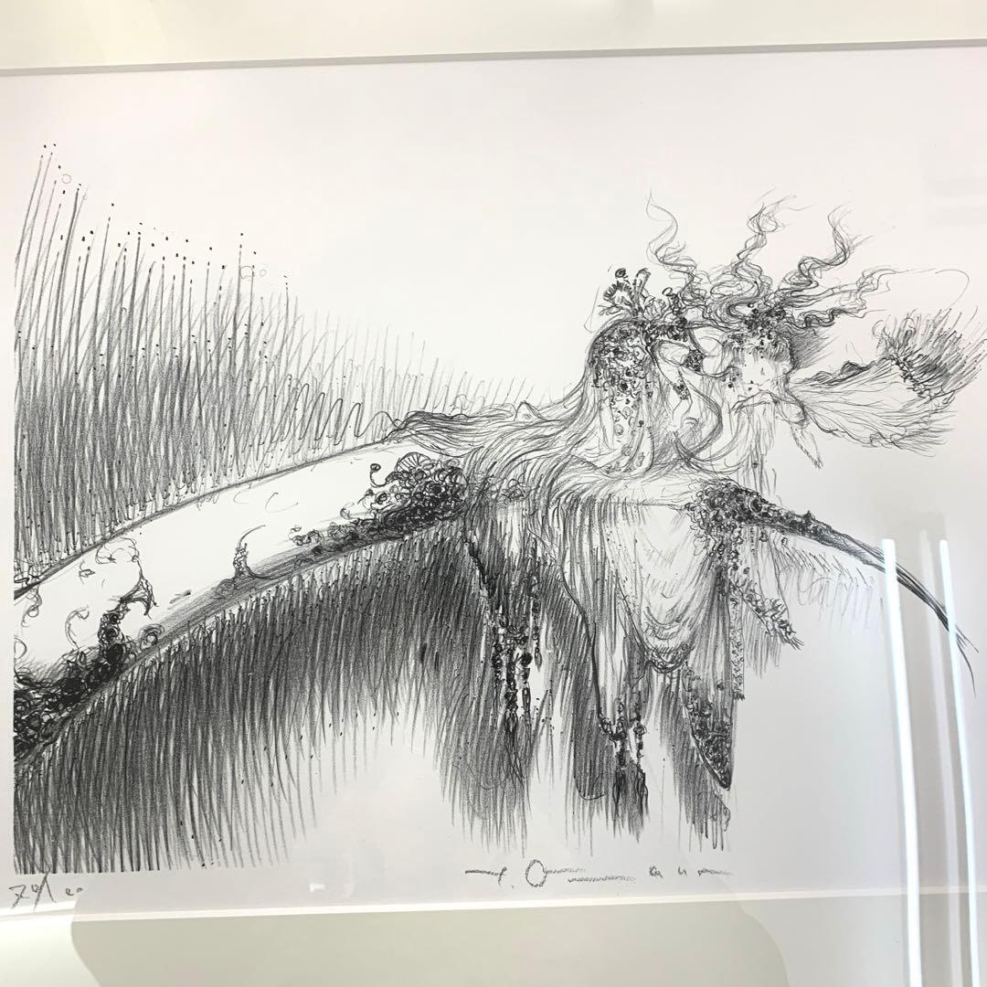 天野喜孝　リトグラフ　星の降る夜　アールビバン　70/100 サイン入り　美品