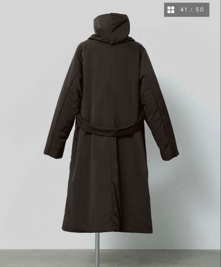 crewre クルーレ 2wayノーカラーパファーコート ブラウン　サイズ3