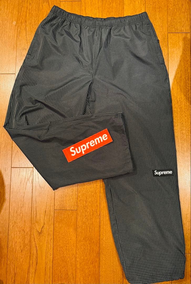 パンツ Supreme Reflective Ripstop Track Pant L