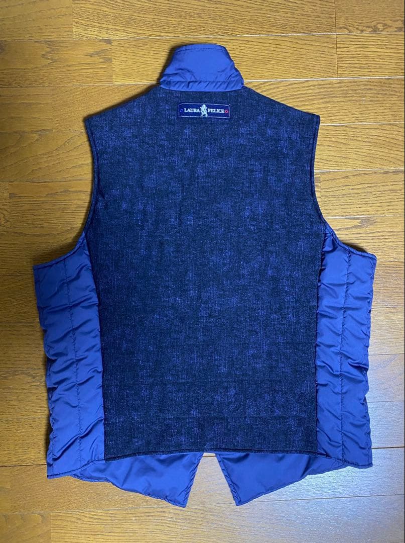 中綿ベスト ラウラフィリーチェ ゴルフ 切替デザイン