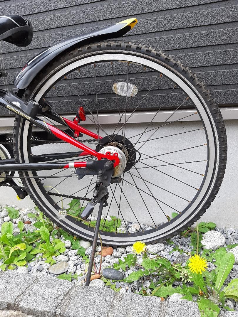 ブリヂストン ジュニア自転車 レッド/ブラック