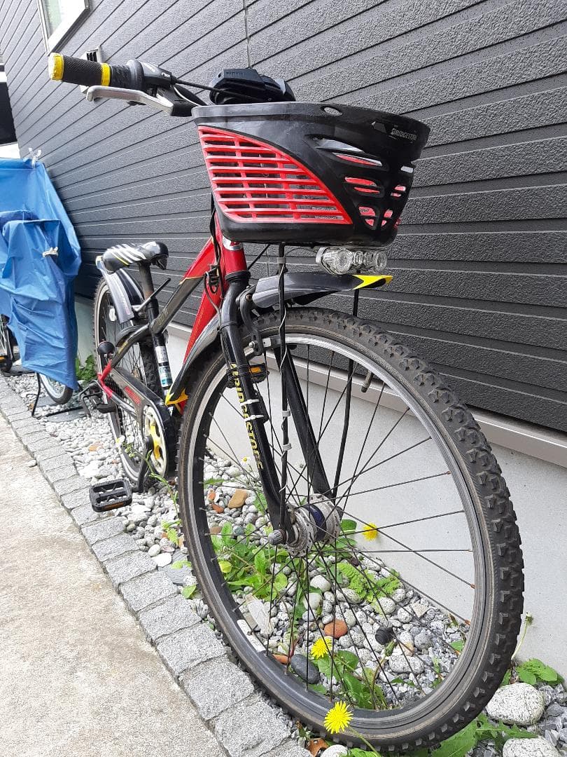 ブリヂストン ジュニア自転車 レッド/ブラック