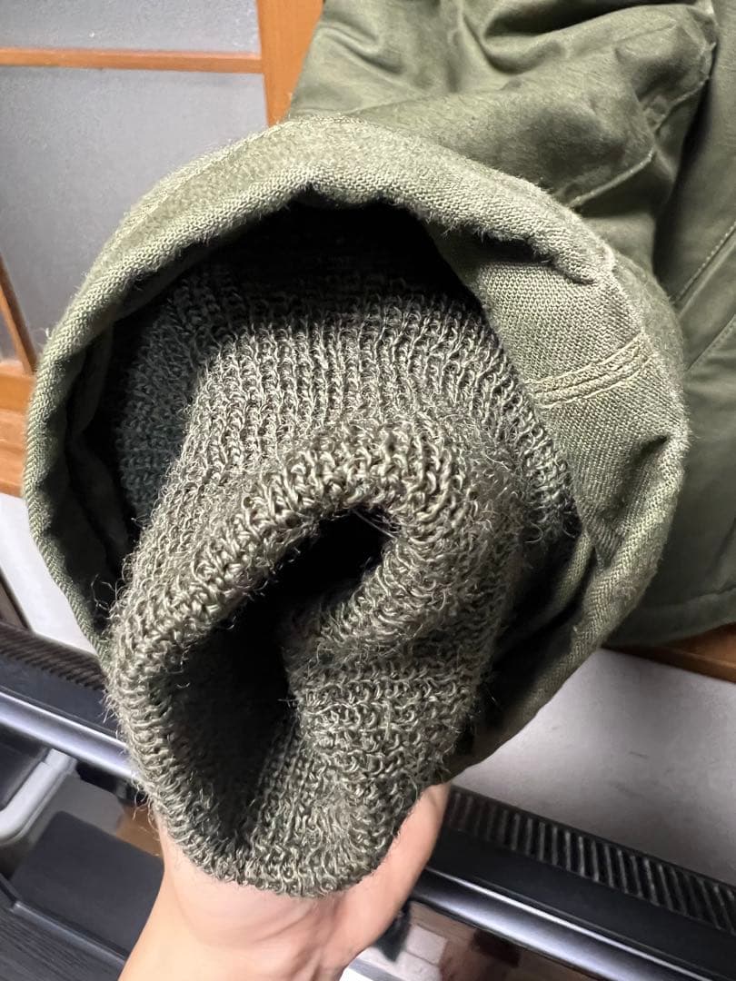 あ*れ様 U.S. NAVY 中間冷気用ジャケット Lサイズ オリーブグリーン