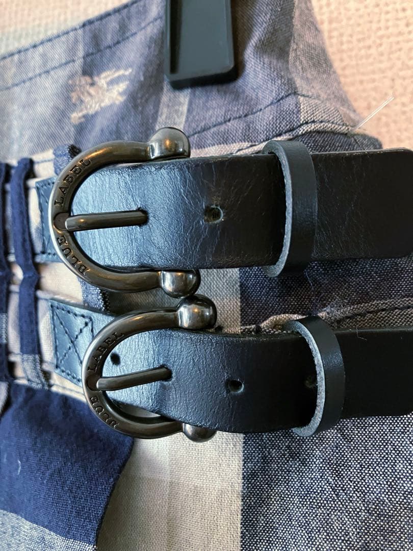 BURBERRY バーバリー チェック柄 プリーツスカート 巻きスカート ミニ