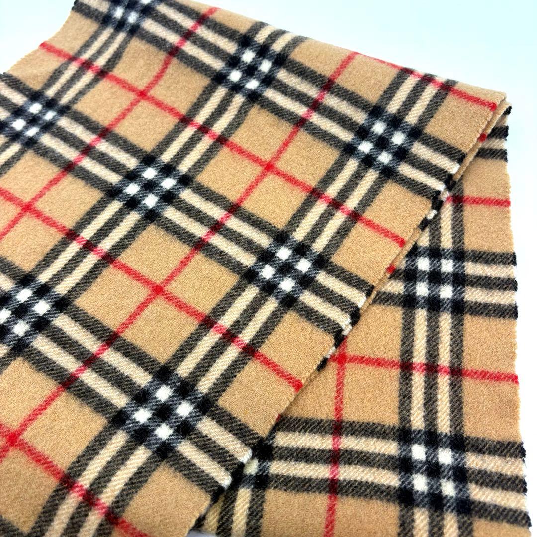 新品 BURBURRY マフラー ノバチェック ラムウール100%イングランド製