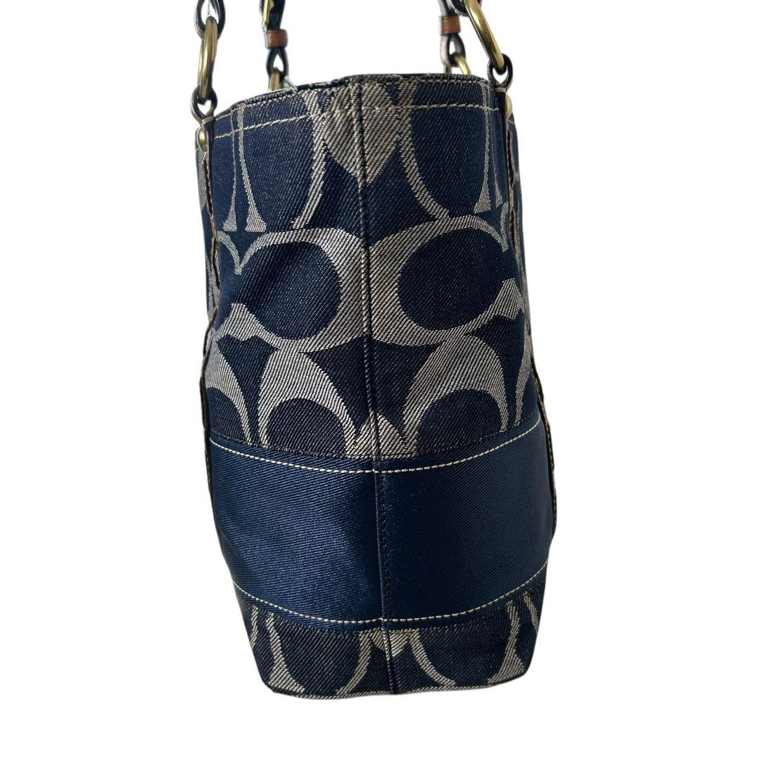 バッグ archive COACH denim tote bag Signature