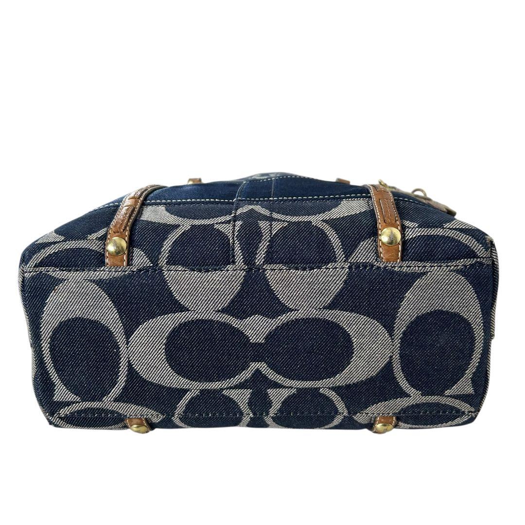 バッグ archive COACH denim tote bag Signature