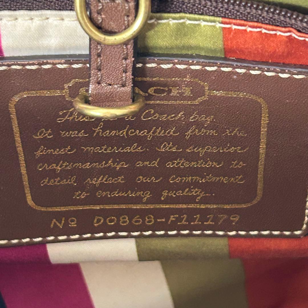 バッグ archive COACH denim tote bag Signature