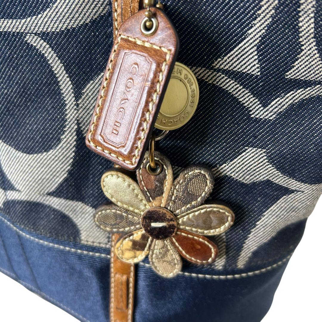 バッグ archive COACH denim tote bag Signature