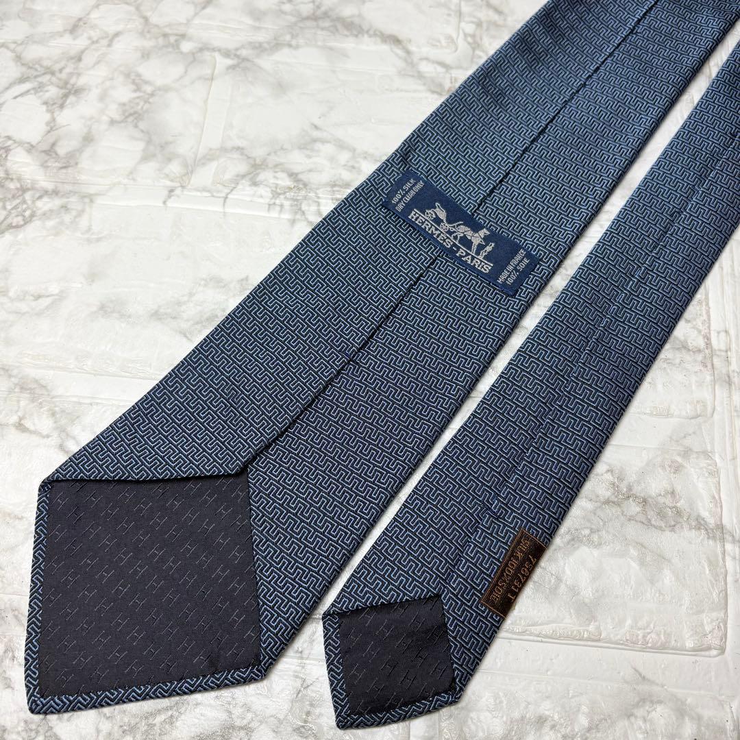 エルメス　HERMES ファソネ　H柄　スーツ　シャツ　カフス　ネクタイピン