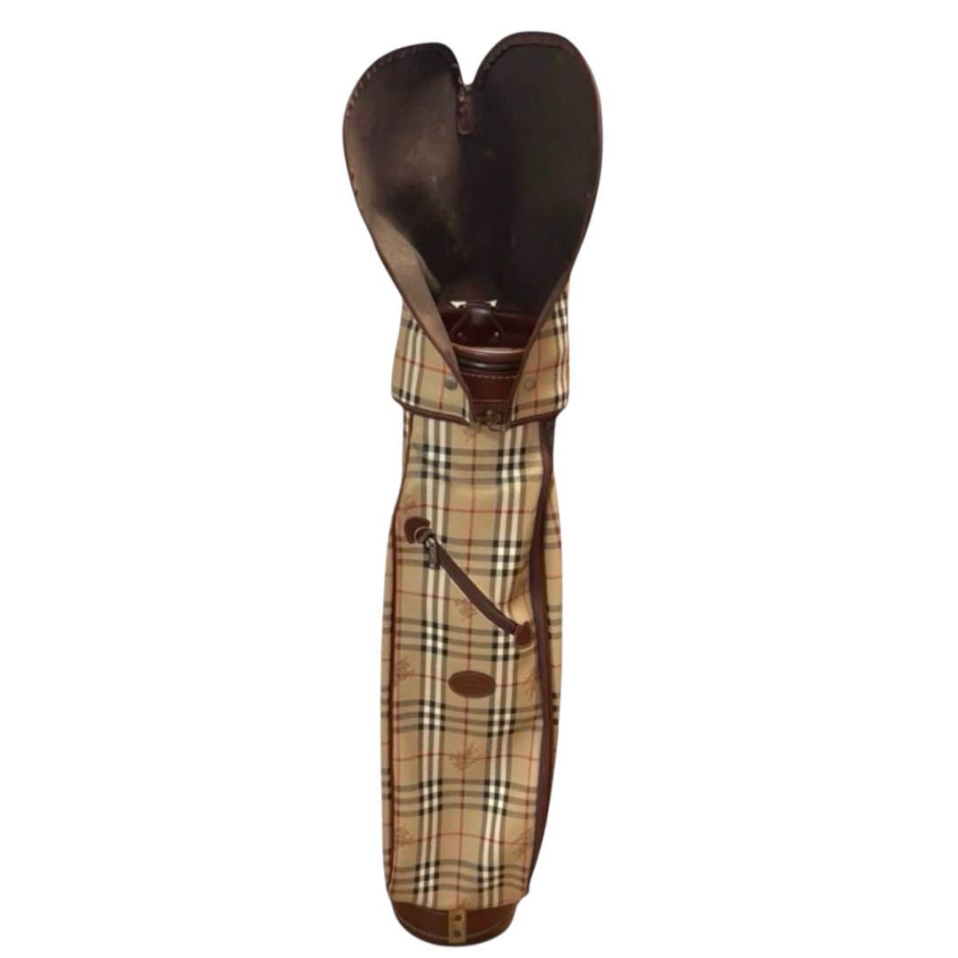 Burberrys 英国製　キャディバッグ　ゴルフ　ファー　ノバチェック　ホース