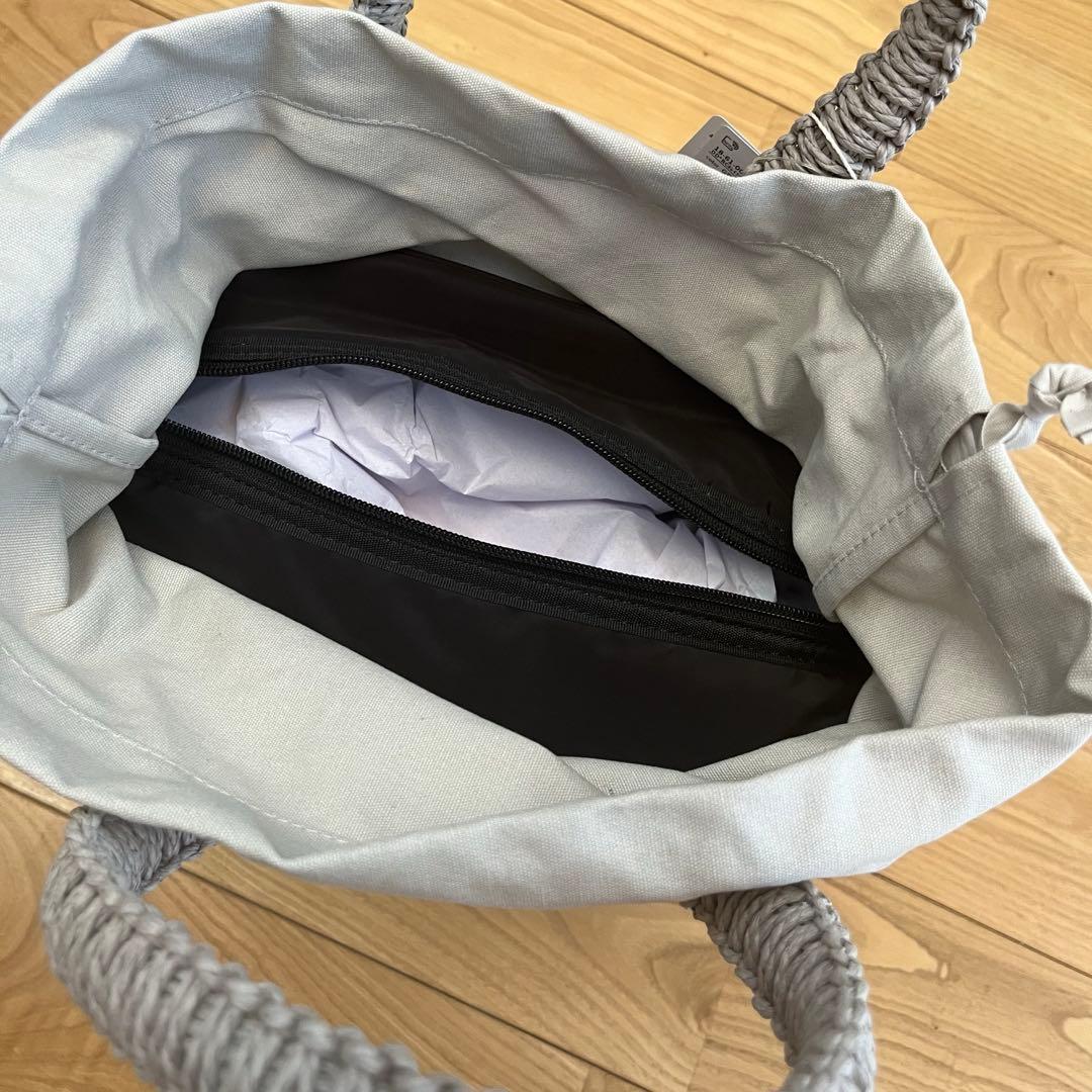 ディーンアンドデルーカ　BEAMS クロッシェバスケットバッグ