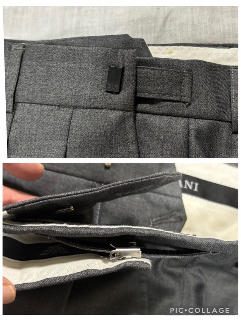 美品　Giorgio Armani ジョルジオアルマーニ　セットアップスーツ　Ｌ