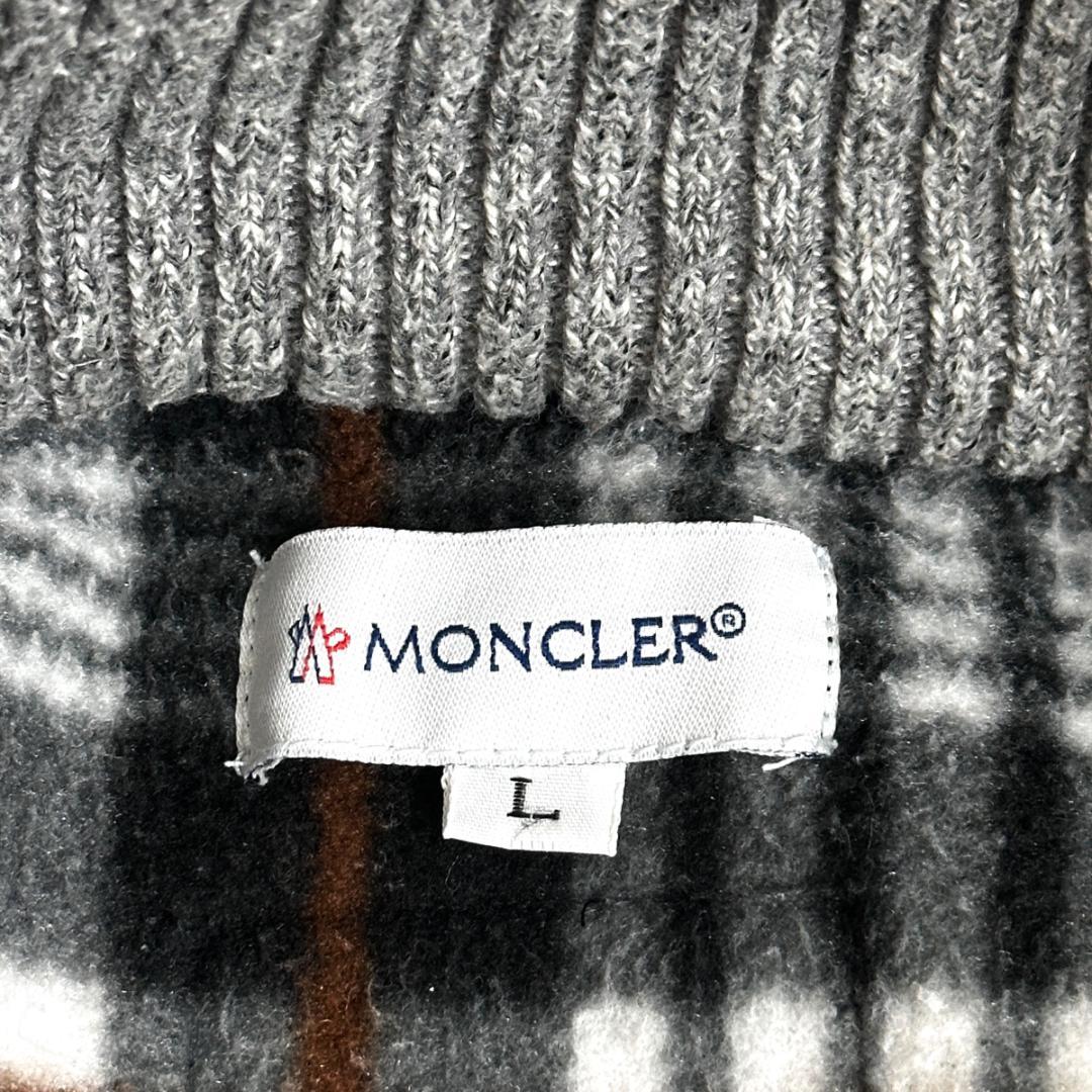 MONCLER　カーディガン　青　サイズL　HR1709