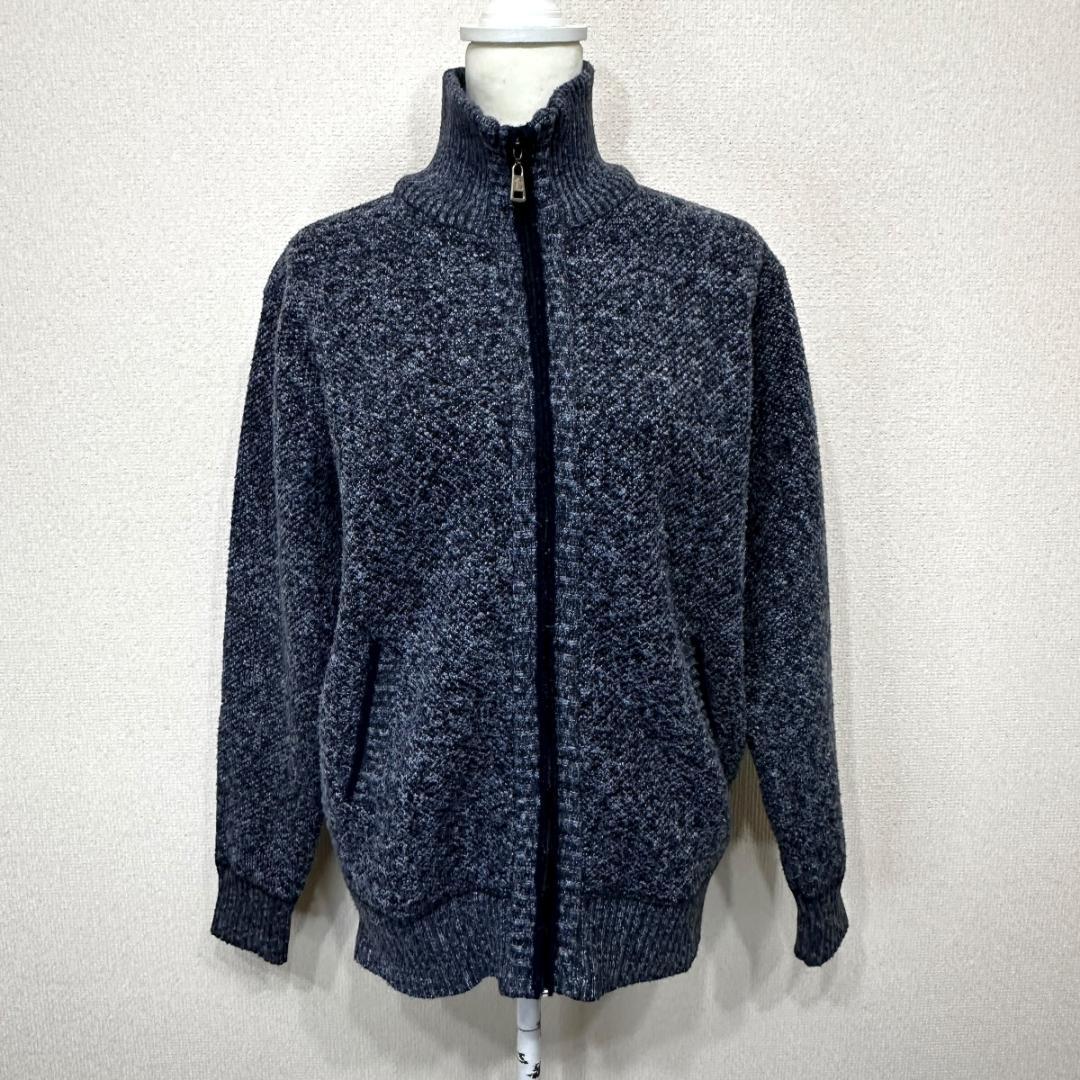 MONCLER　カーディガン　青　サイズL　HR1709