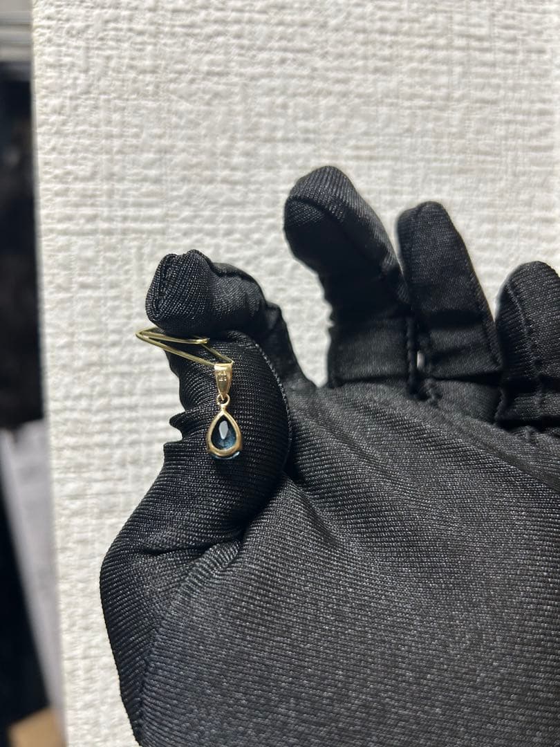 K18 ロンドンブルートパーズ ペンダントトップ 1.20ct 新品未使用タグ付