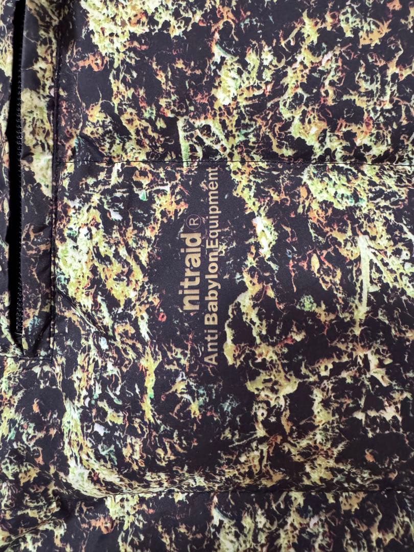 【激レア★極美品】nitraid リアルウィード　ダウンベスト　ナイトレイド L