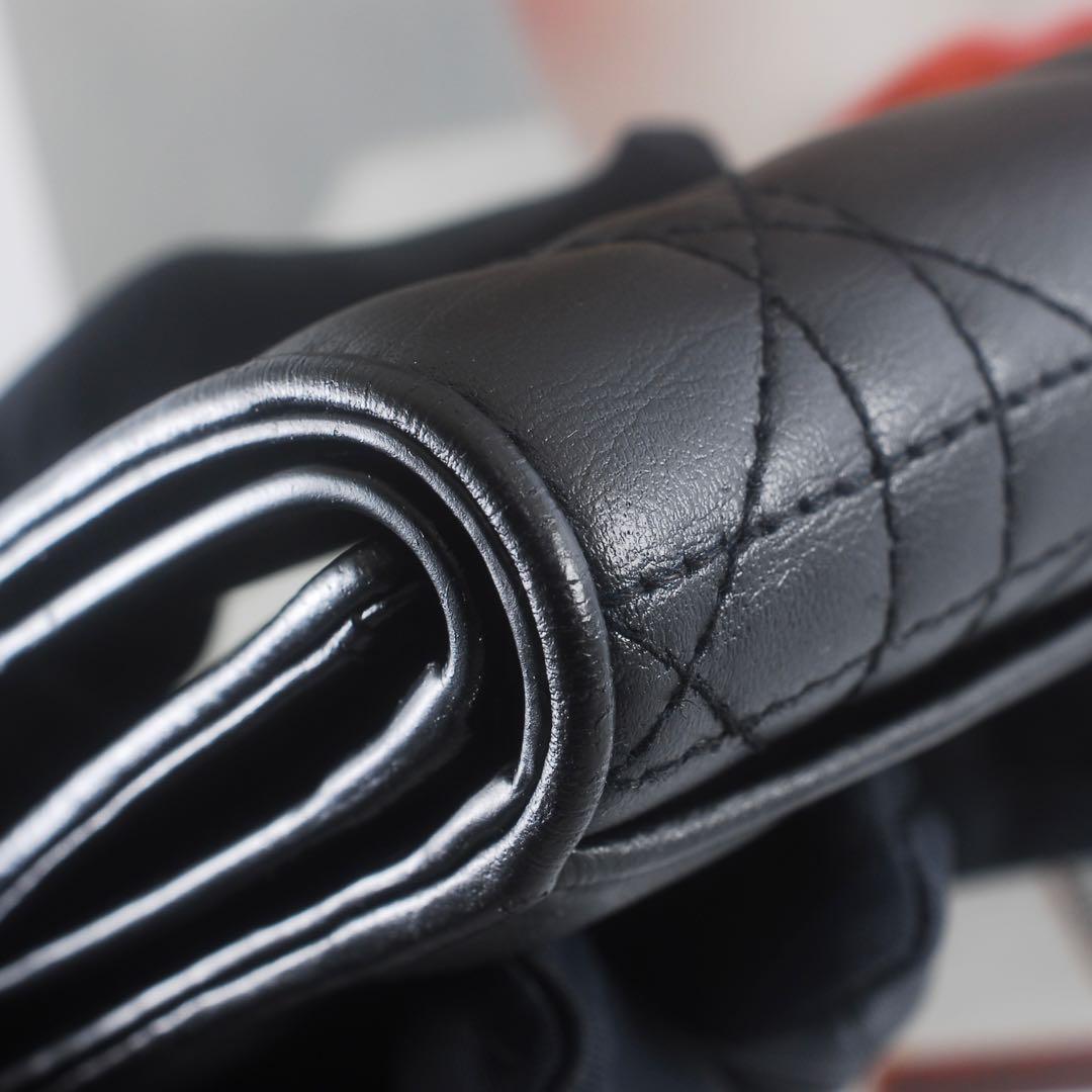 美品＊Lady Dior＊ラムスキン＊ディオール＊ロータスウォレット＊カナージュ