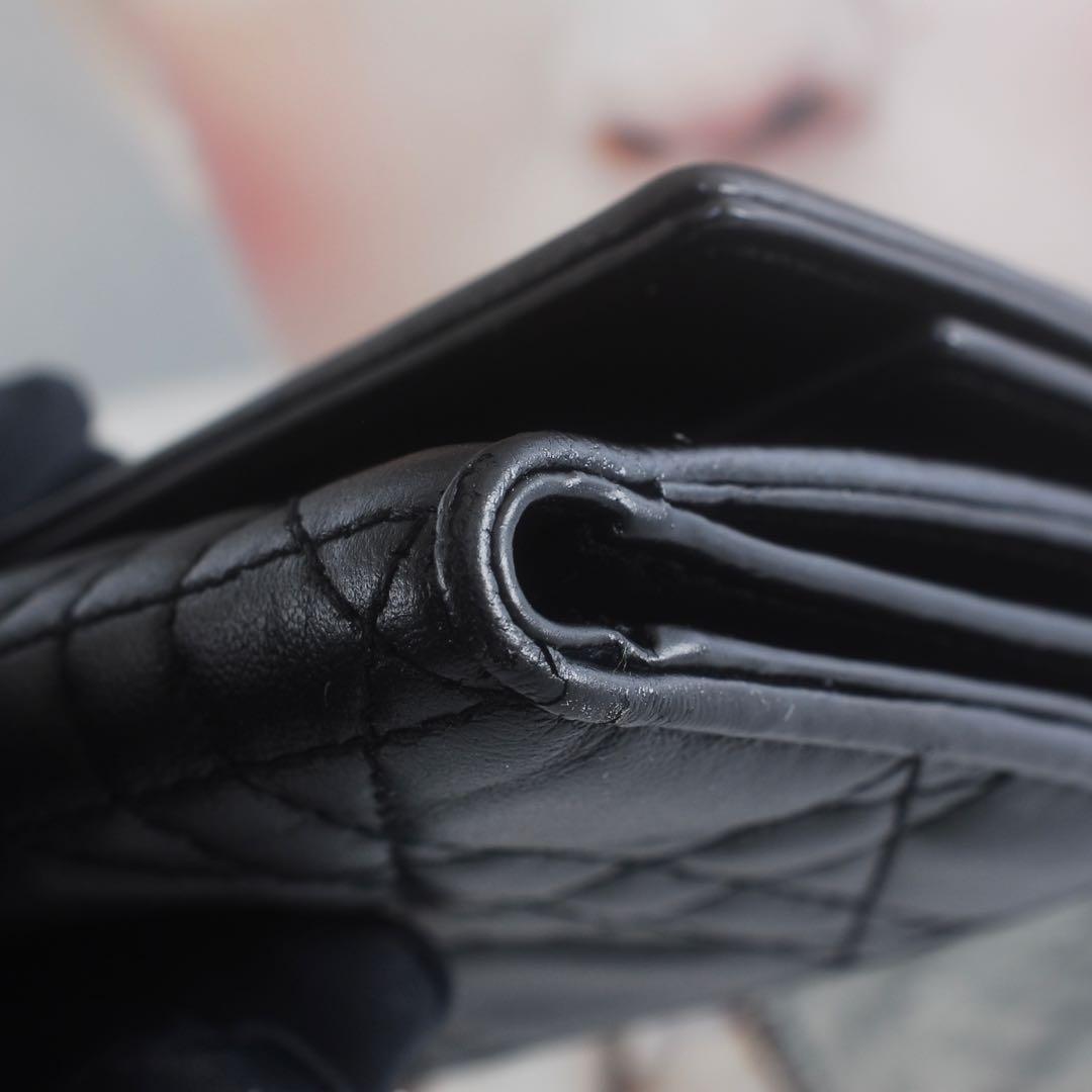 美品＊Lady Dior＊ラムスキン＊ディオール＊ロータスウォレット＊カナージュ