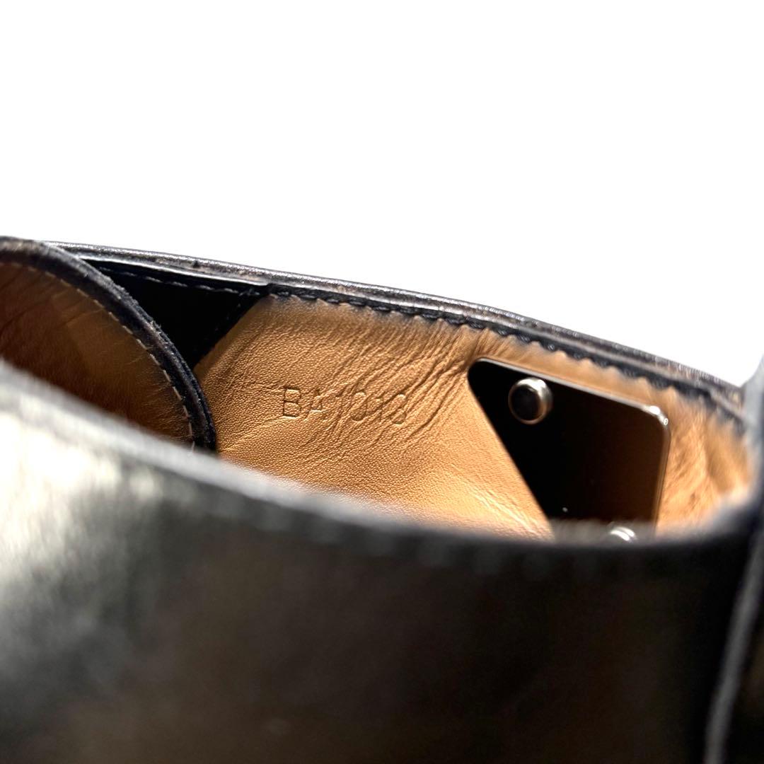 LOUIS VUITTON チャッカブーツ 6 レザー 革靴 ブラック