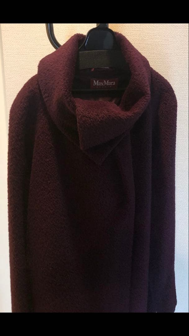 未使用級　MaxMara マックスマーラコート 42 アルパカ　コクーン