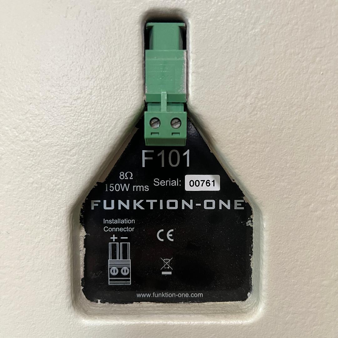 FUNKTION-ONE F101 モニタースピーカー ペア 完全動作品