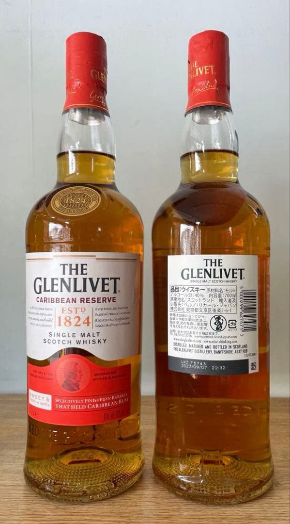 m.taka1123です。THE GLENLIVET 6本