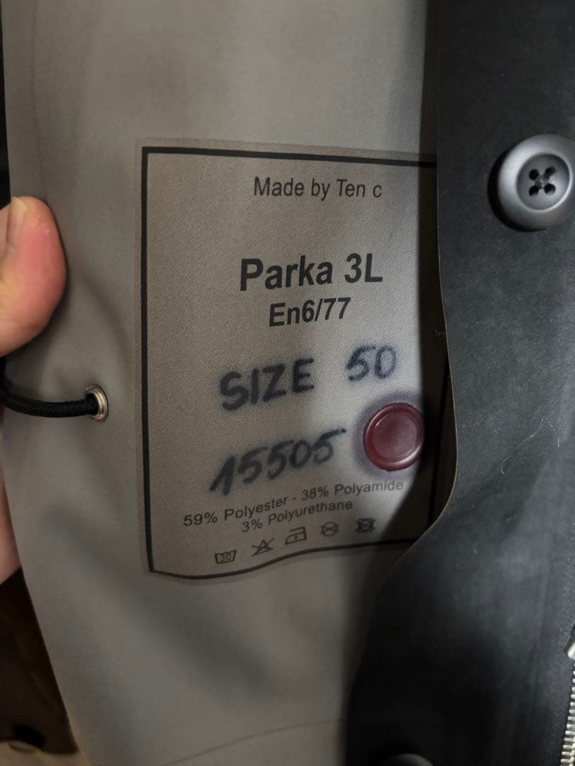 ジャケット・アウター Ten C Parka 3L