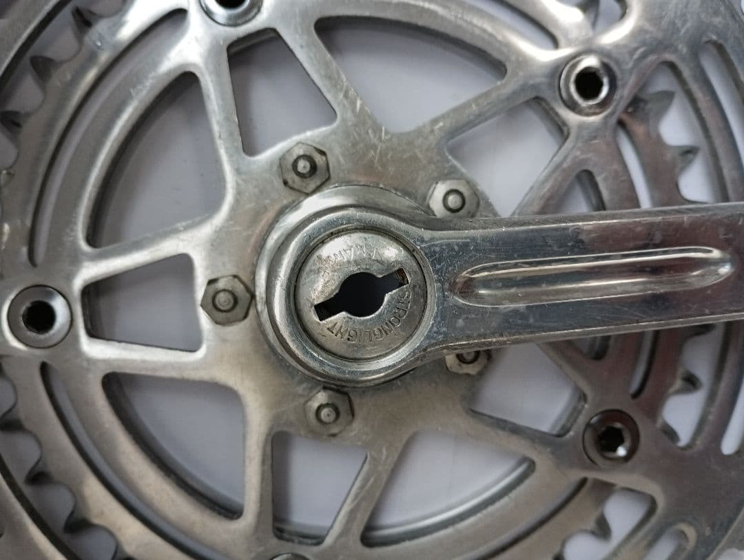 ビンテージ商品　 ストロングライトライト　クランクセット 50T 38T 工具付