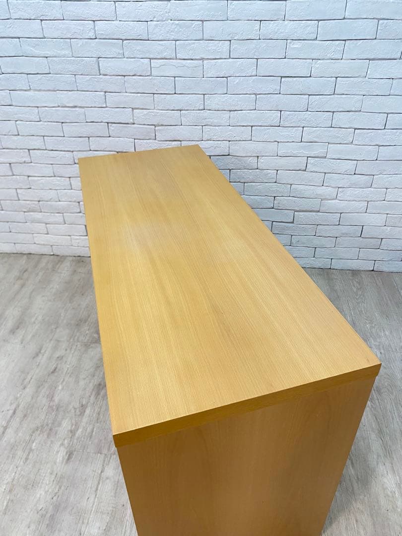 【東京都内23区配送無料】MUJI 無印　デスク　机　木製 学習　書斎　事務所