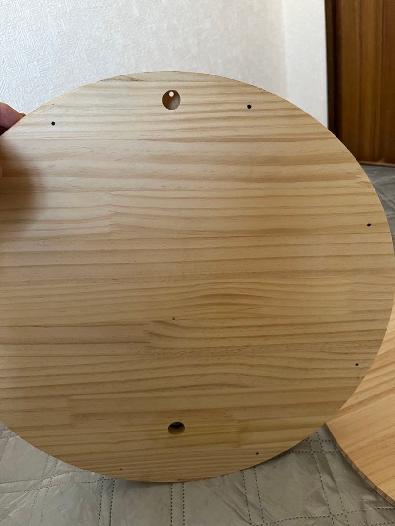 無垢材回転式本棚 360°回転本棚大容量省スペース収納ラック4段129cm