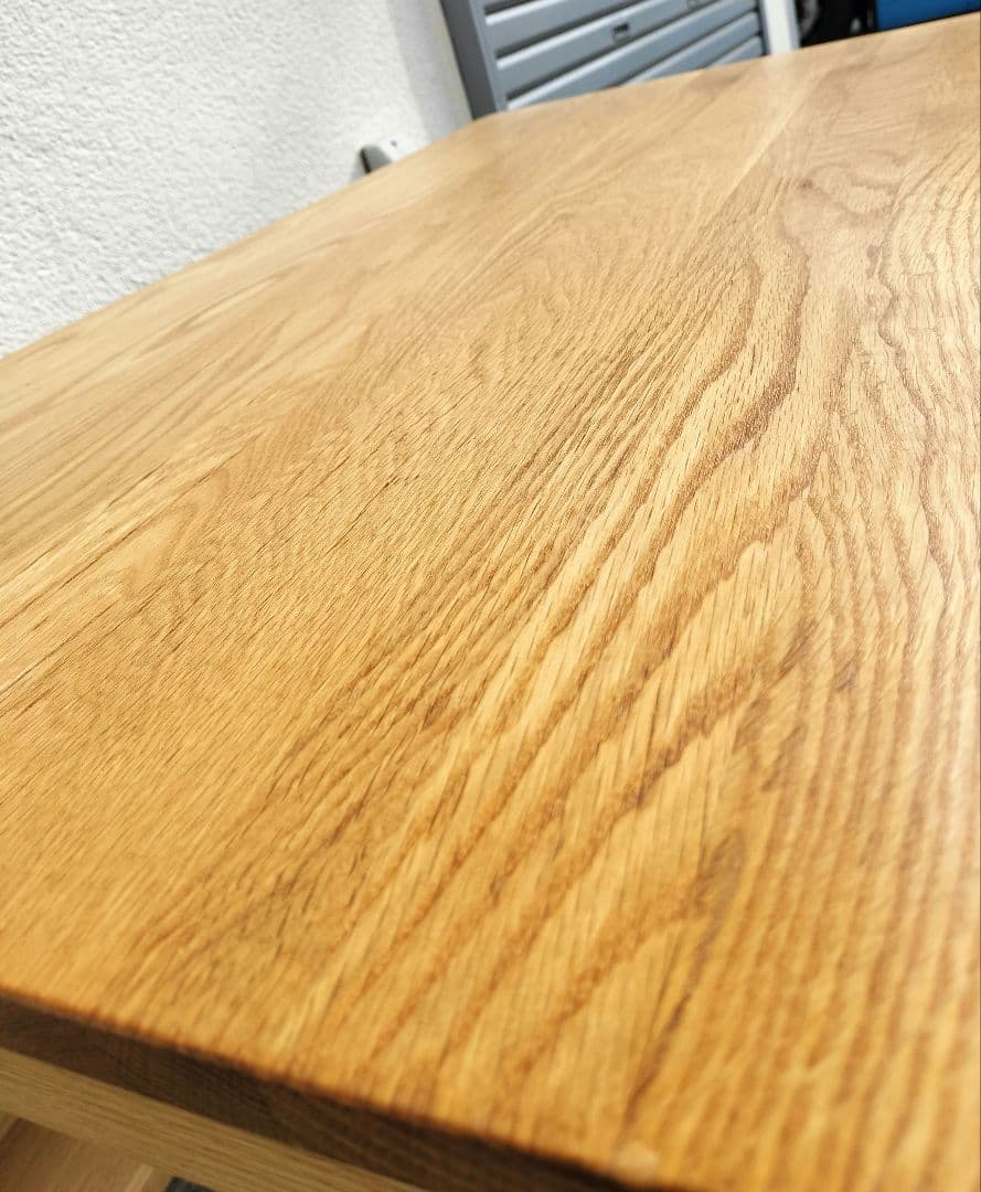 MUJI 無印 オーク 無垢材デスク（引出・足元棚付)