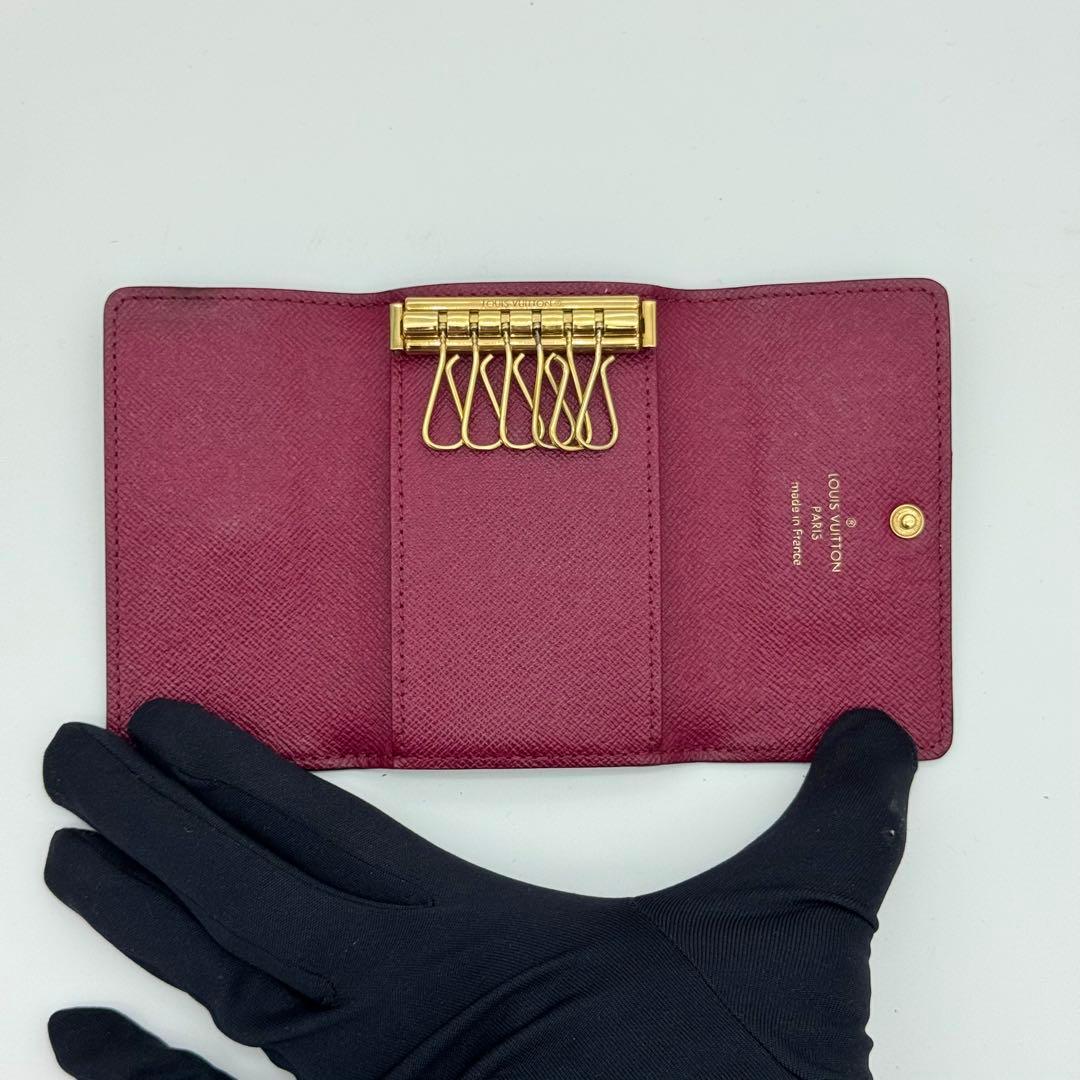 ヴィトン ミュルティクレ6 フューシャ モノグラム キーケース