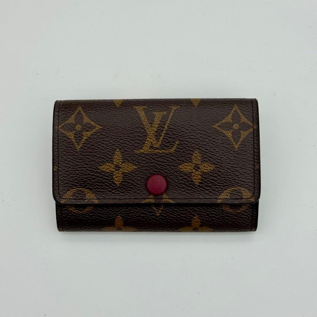 ヴィトン ミュルティクレ6 フューシャ モノグラム キーケース