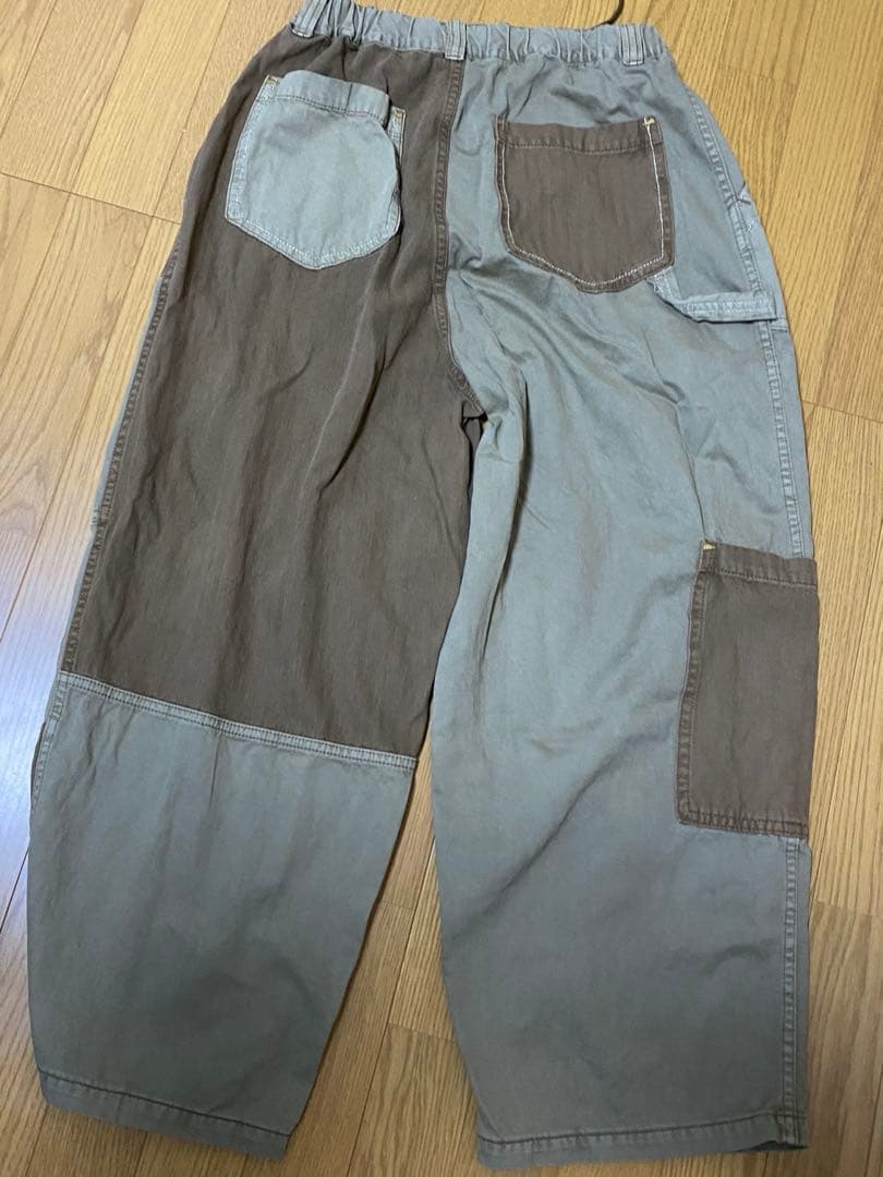 CUBE SUGAR キューブシュガー パッチワーク ワークパンツ