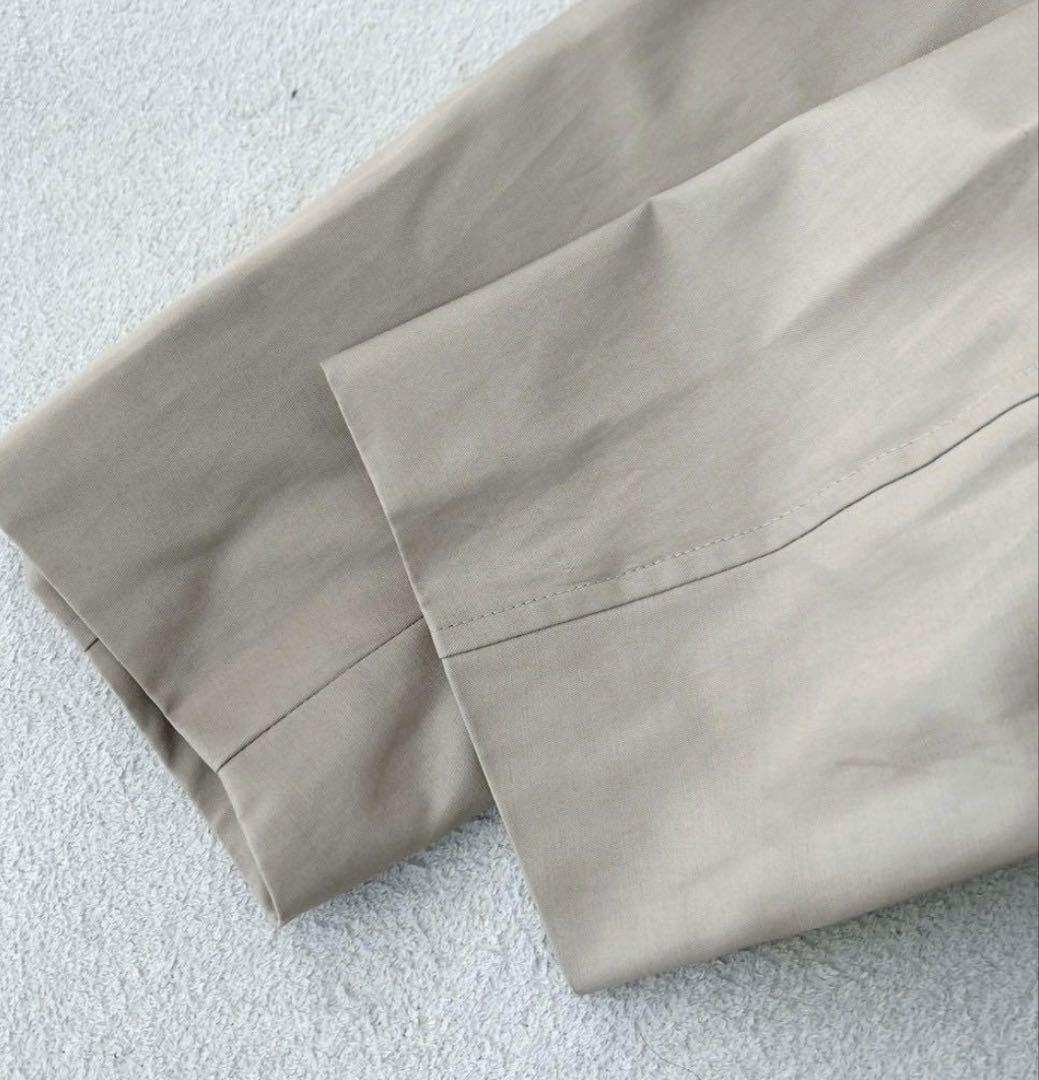 ジェイプレス　ステンカラーコート　ライナー付　ベージュ　チェック