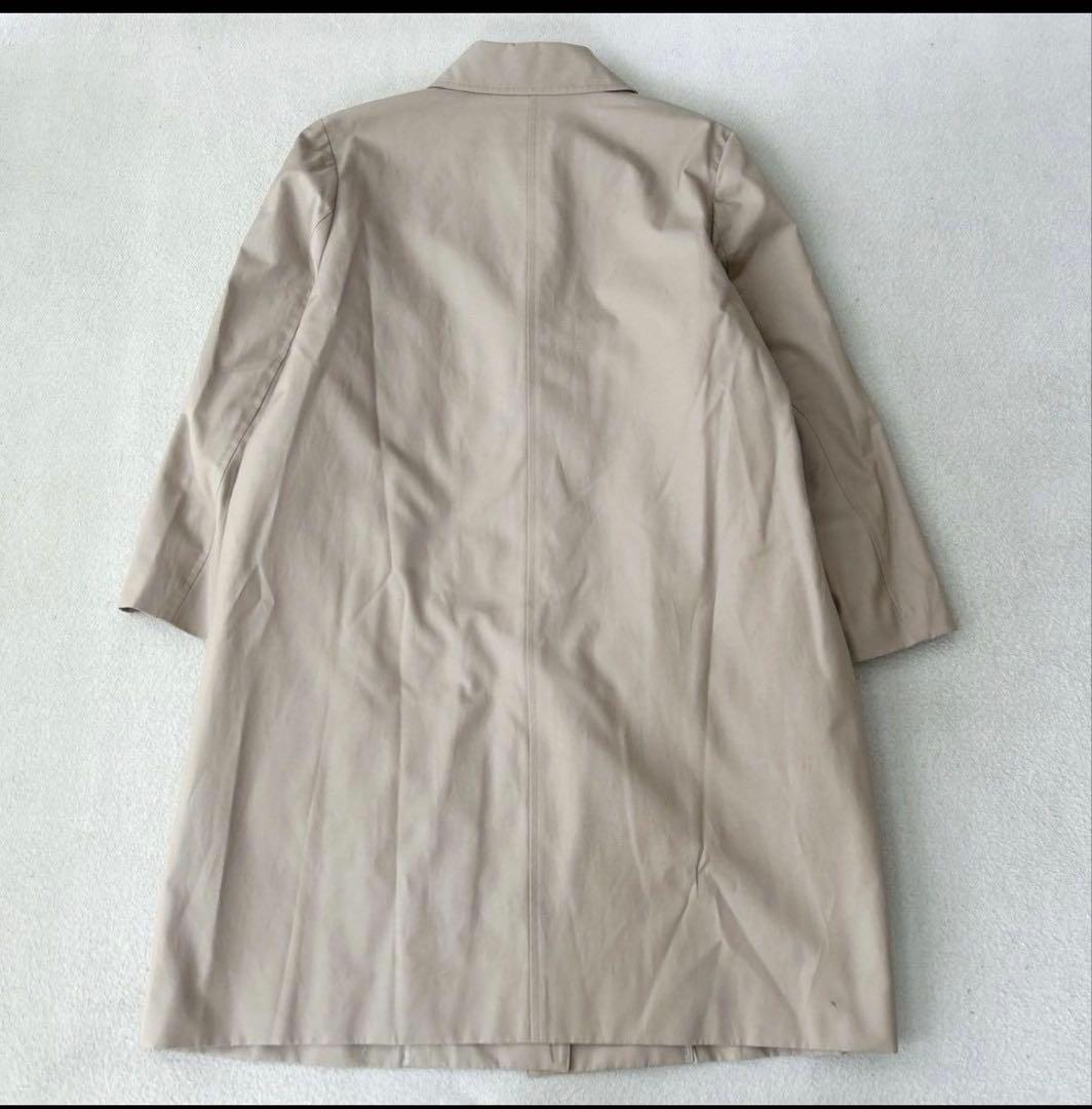 ジェイプレス　ステンカラーコート　ライナー付　ベージュ　チェック